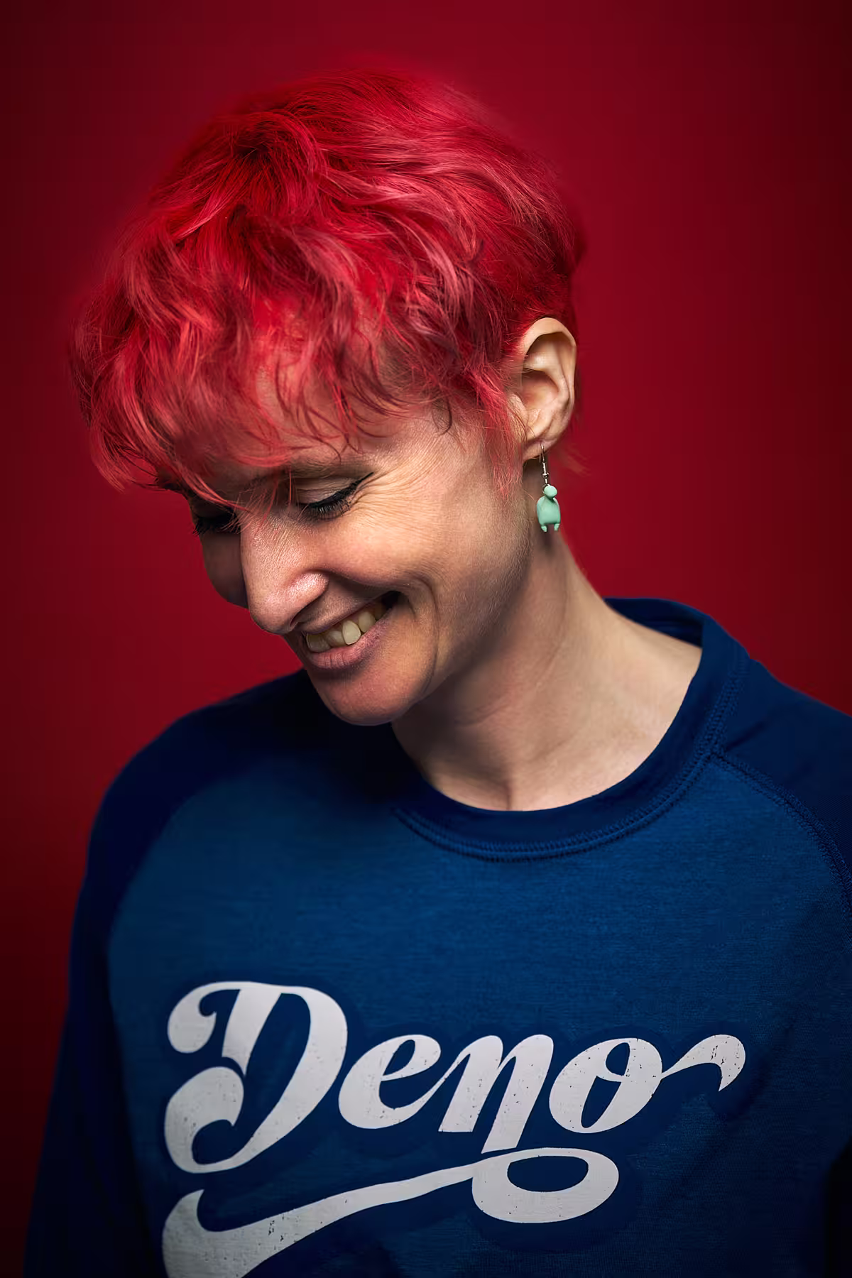 Portrait of Jo Franchetti taken at beyond tellerrand in Berlin 2025 by Norman Posselt