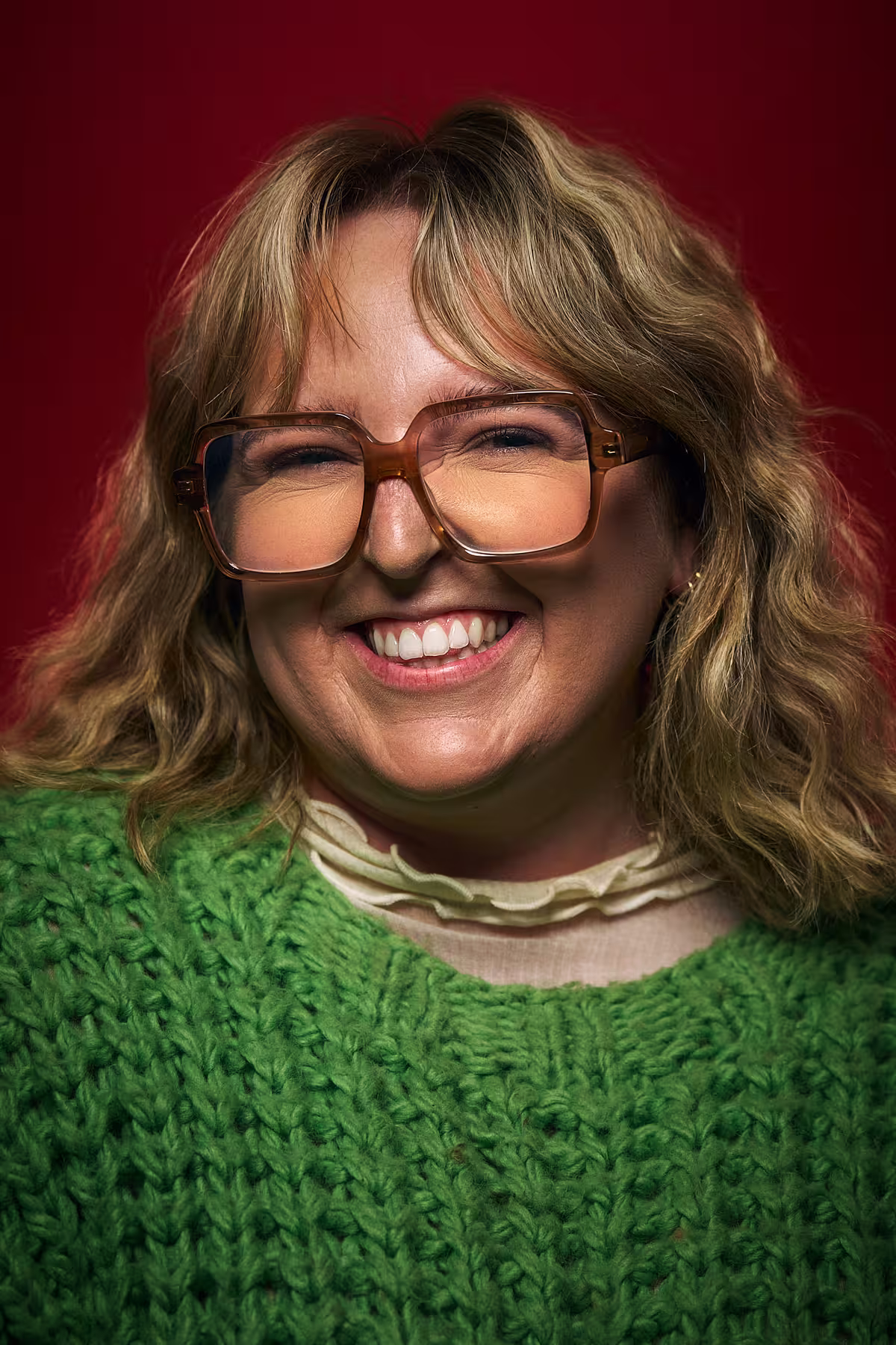 Portrait of Lucy Blakiston taken at beyond tellerrand in Berlin 2025 by Norman Posselt