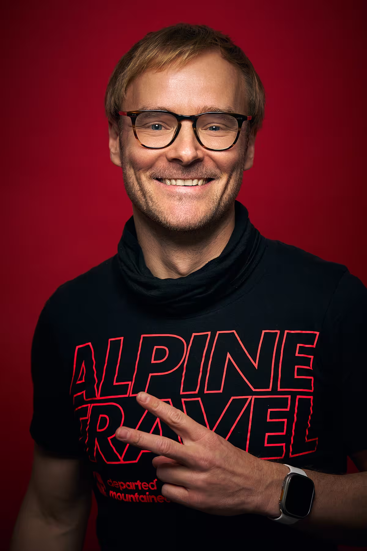 Portrait of Thorsten Jonas taken at beyond tellerrand in Berlin 2025 by Norman Posselt