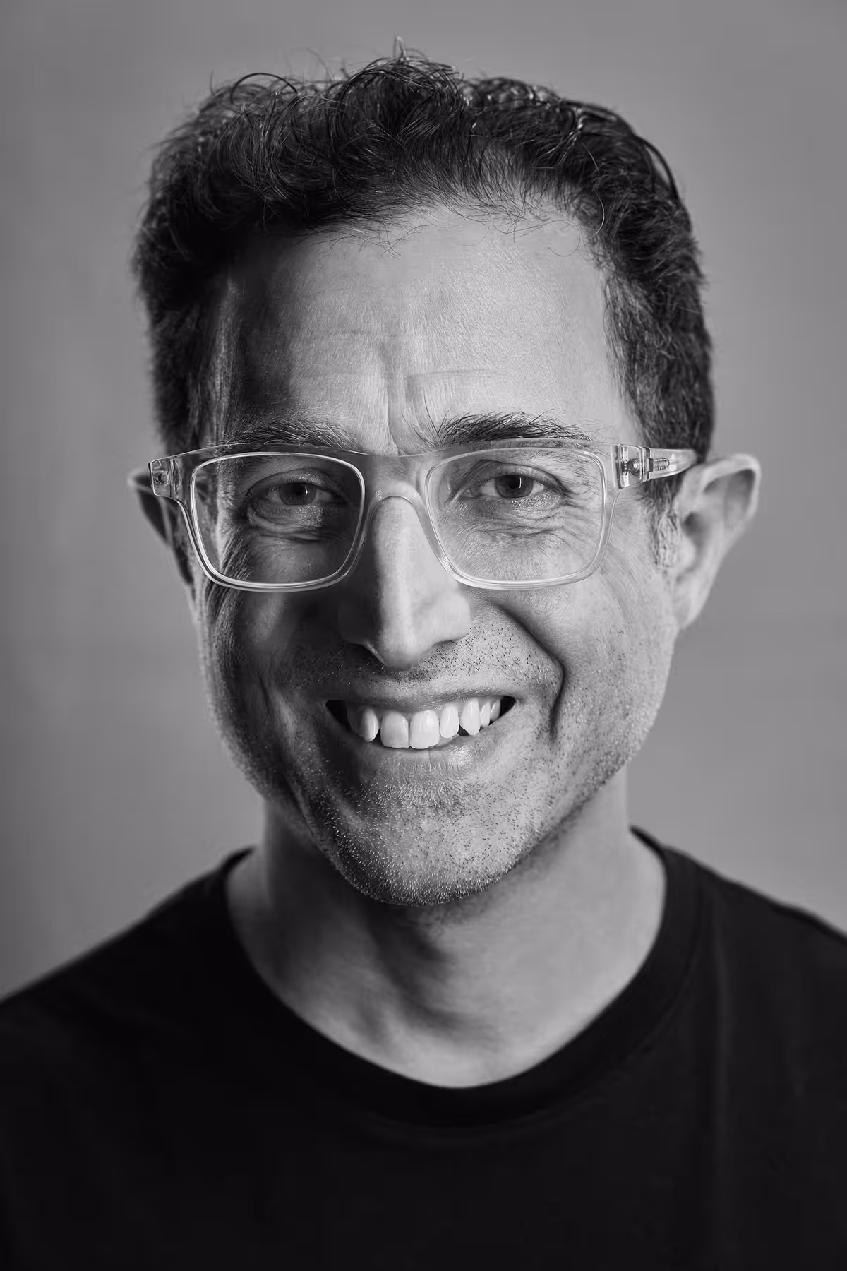 Portrait of Tantek Çelik taken at beyond tellerrand in Düsseldorf 2019 by Norman Posselt