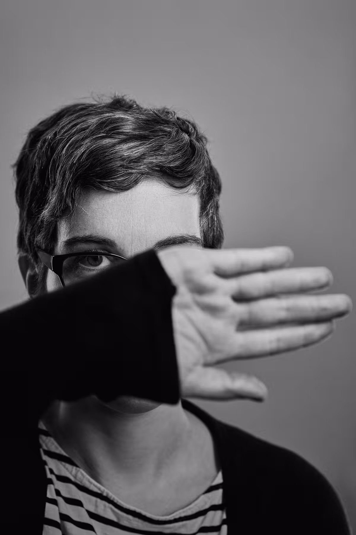 Portrait of Doro Ottermann taken at beyond tellerrand in Düsseldorf 2019 by Norman Posselt