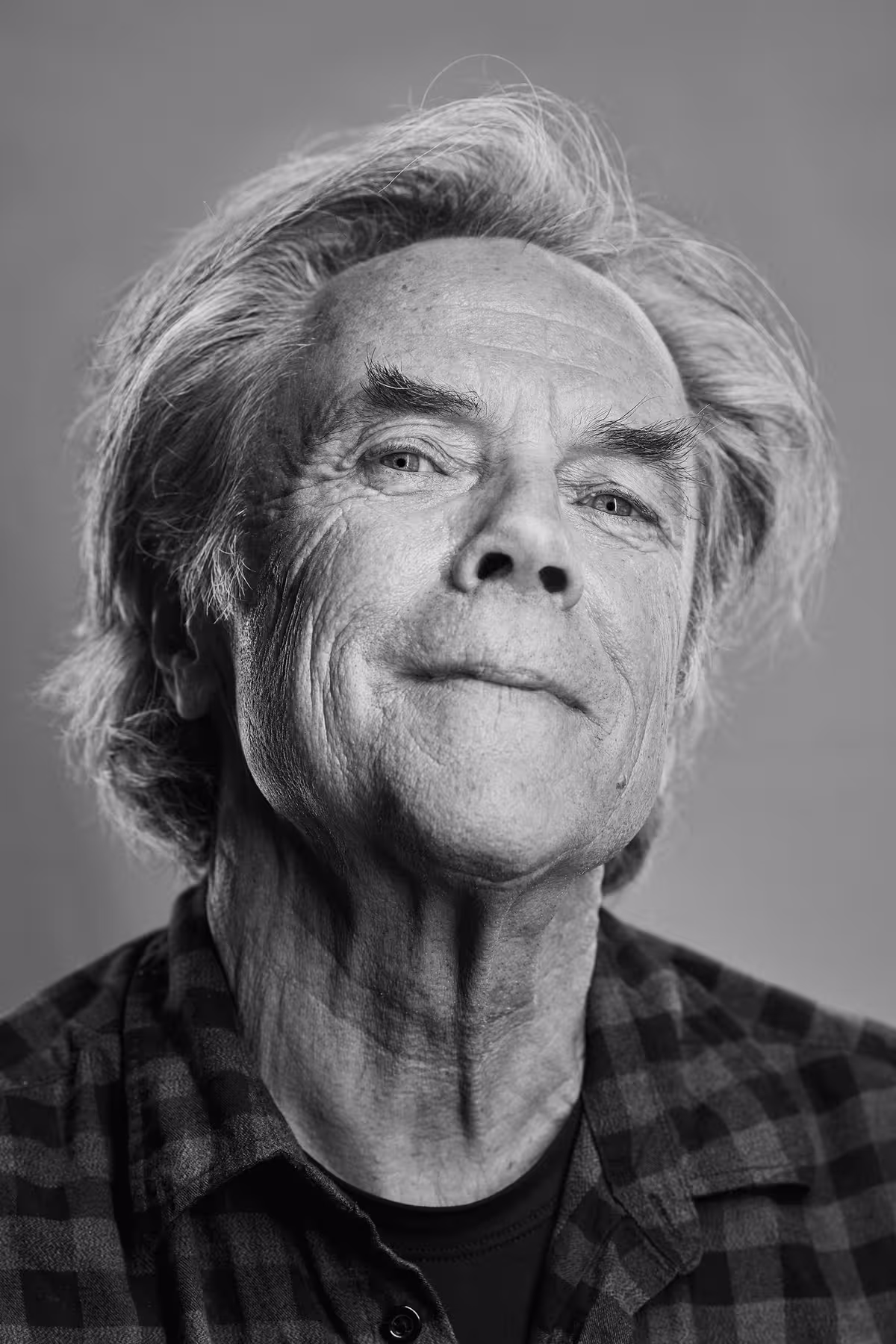 Portrait of David Carson taken at beyond tellerrand in Düsseldorf 2019 by Norman Posselt