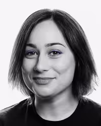 Portrait of Sophie Koonin taken at beyond tellerrand in Düsseldorf 2023 by Norman Posselt