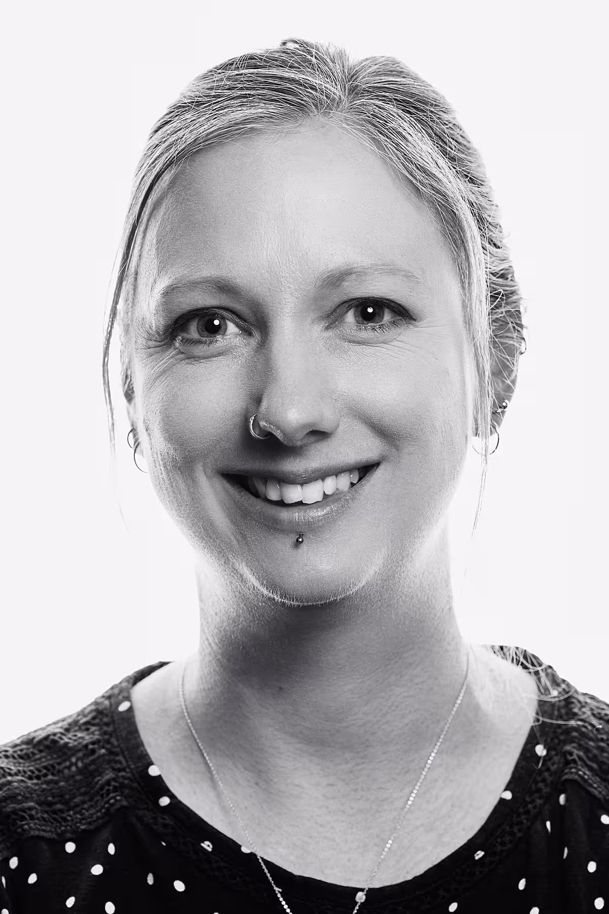 Portrait of Michelle Barker taken at beyond tellerrand in Düsseldorf 2023 by Norman Posselt