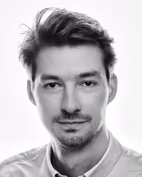 Portrait of Ferdinand Ulrich taken at beyond tellerrand in Düsseldorf 2024 by Norman Posselt