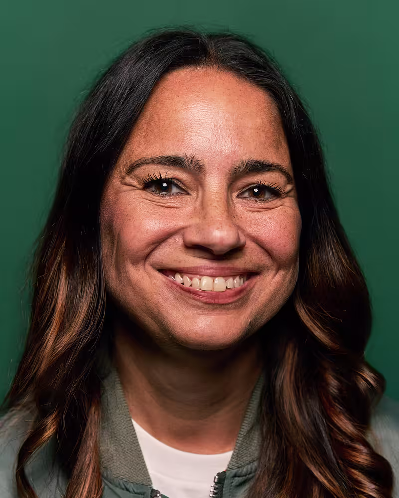 Portrait of Paula Zuccotti taken at beyond tellerrand in Düsseldorf 2025 by Norman Posselt