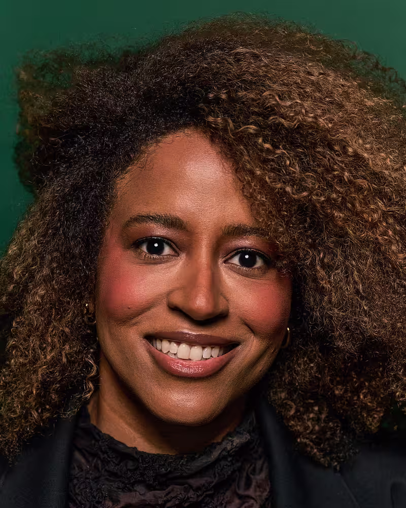 Portrait of Sharon Steed taken at beyond tellerrand in Düsseldorf 2025 by Norman Posselt