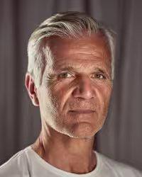 Portrait of Michael Trautmann taken at beyond tellerrand in Hamburg 2022 by Norman Posselt